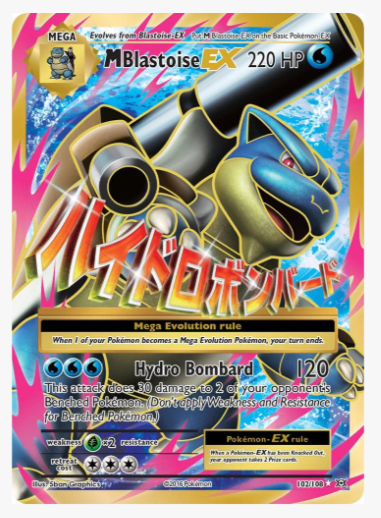 M Blastoise EX (Full Art) - XY - Evolutions (EVO)